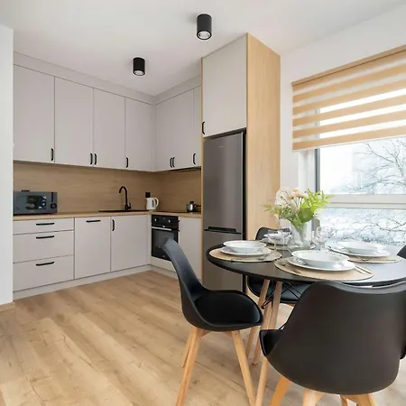 Modern With Parking And Balcony Near The Center By Renters Lägenhet *