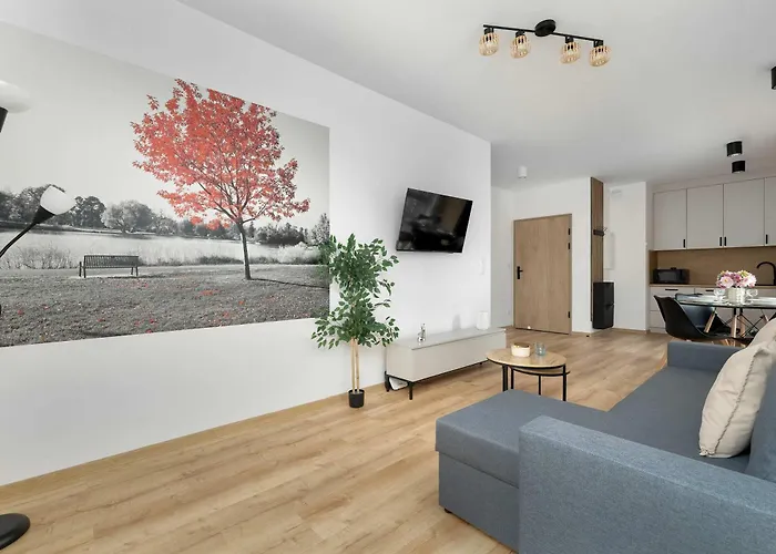 Lägenhet Modern With Parking And Balcony Near The Center By Renters Katowice